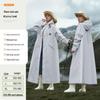 Poncho Impermeabile Extra Lungo per Moto e Biciclette Elettriche - Soprabito Monopezzo Antitempesta