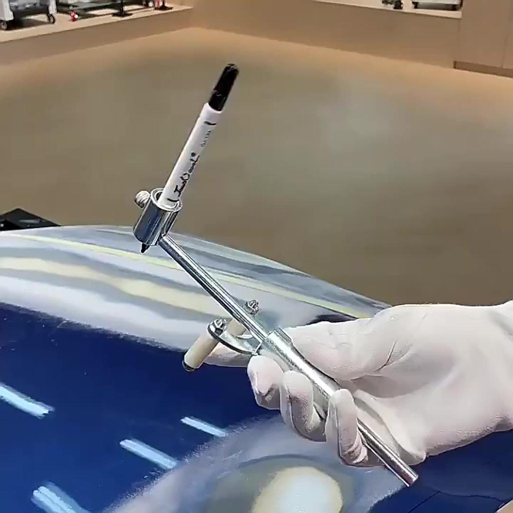 Automobil Delle Radlauf Karosserielinie Markierungswerkzeuge, Auto Rad Augenbrauen Markierungsschaber mit Stift