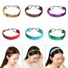 Costume Headwear Hair Accessories Sequin Headband Glitter Hairband Elastic Shiny Bow