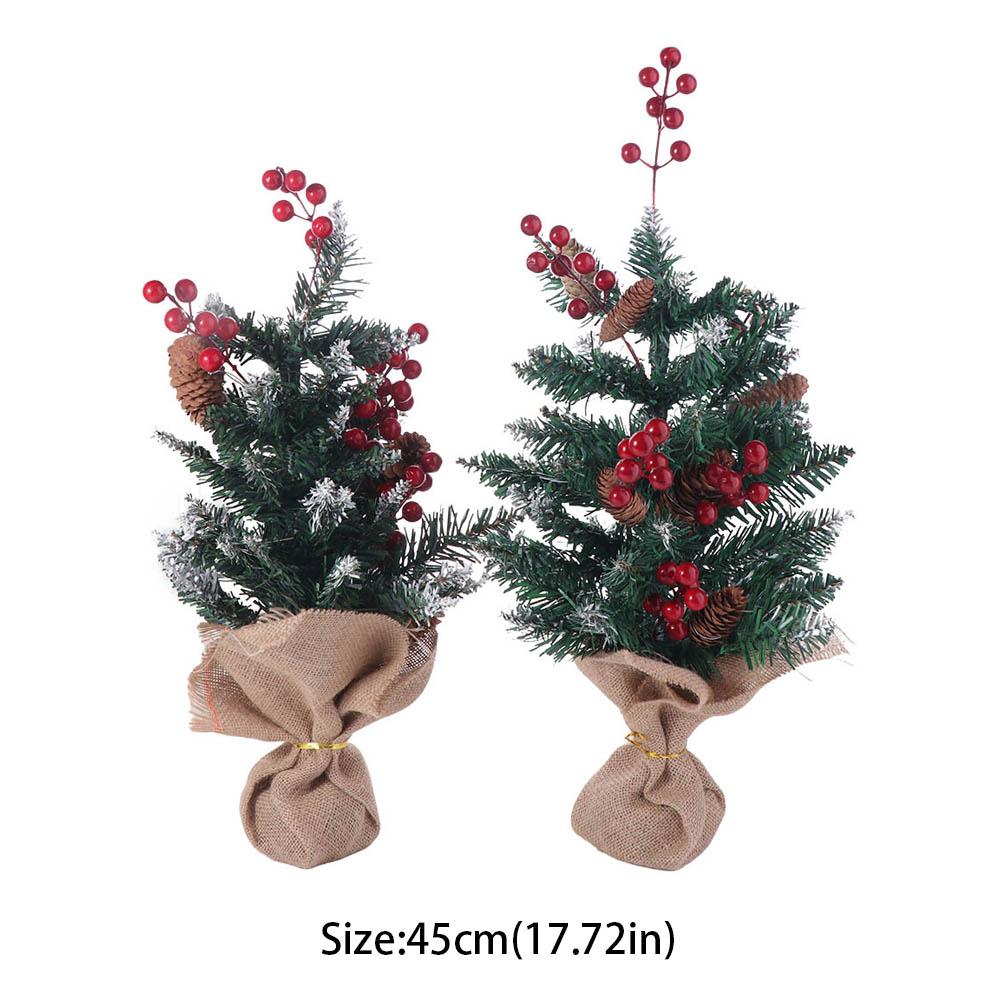Pine Cone Mini Christmas Trees Colorful String Light Christmas Pine Tree  Christmas Decoration
