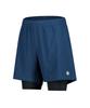 Leijibi Compact 2-In-1 Running Shorts Men'S & Women'S Sports Shorts Leggings (Health, Water, Workout) Pants M 2 Colors