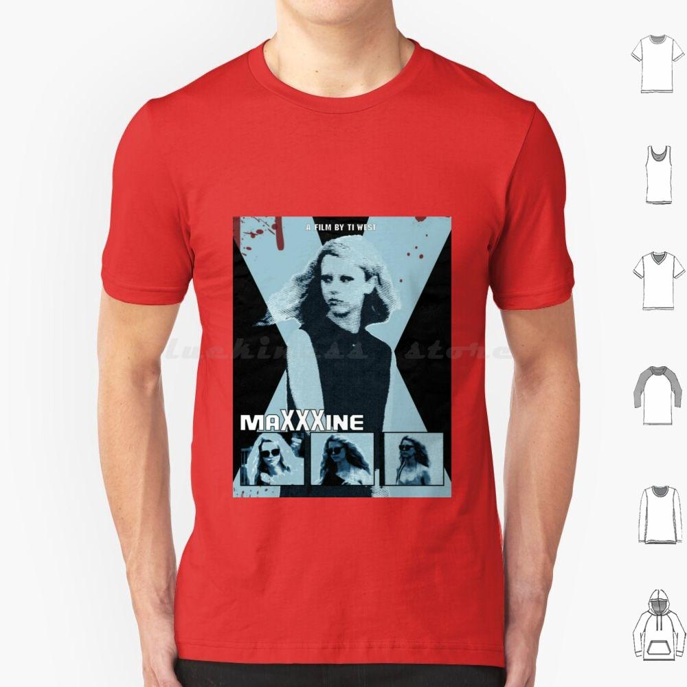 Pearl X Maxxxine 2024 Mia Goth Film Horror Movie T Shirt 6xl Cotton Cool Tee Pearl Maxxxine Maxxxine 2024 Maxine 2024 Pearl