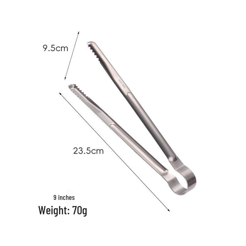 Lilang Korean Style Stainless Steel BBQ Tongs Set