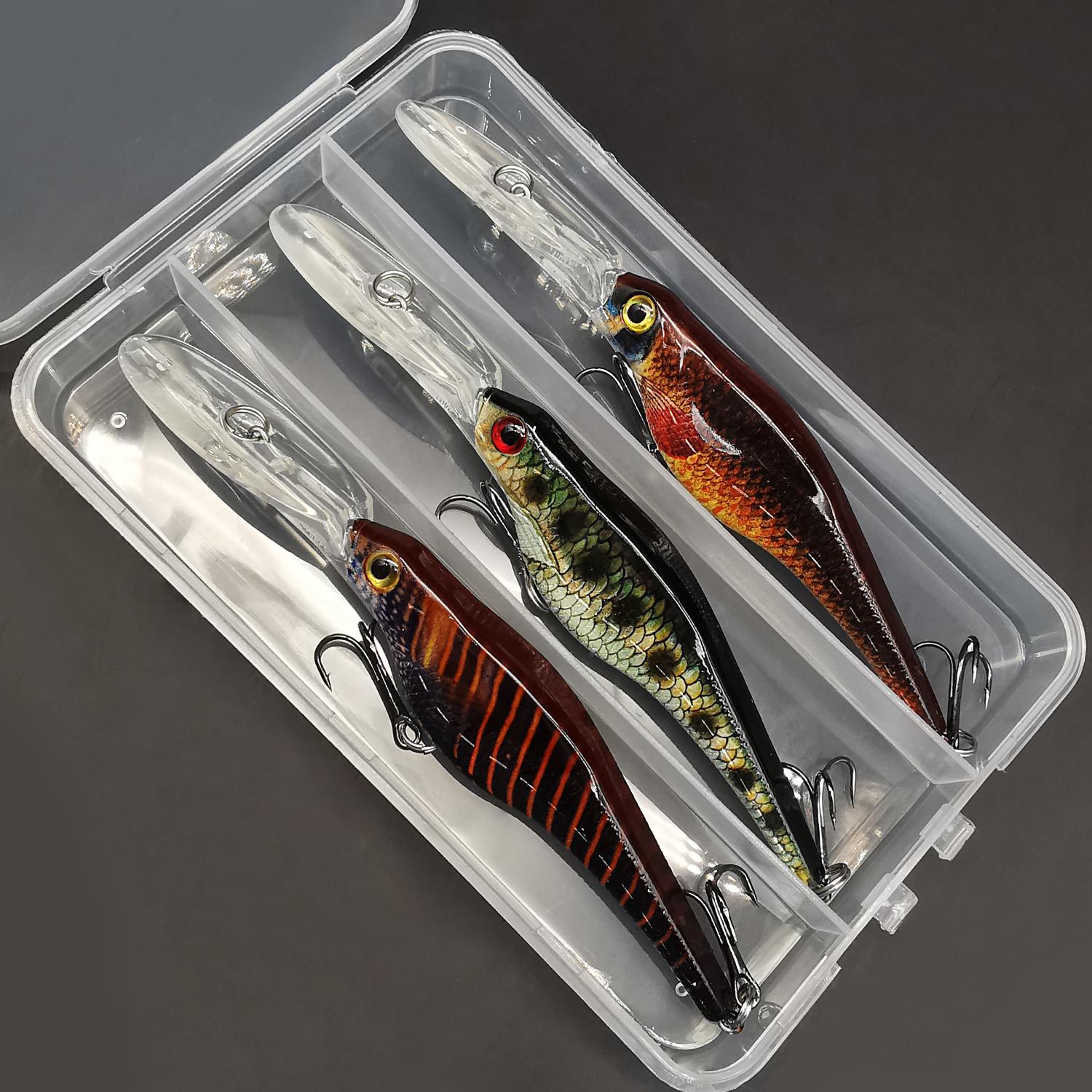 

1 шт./3 шт. Бионическая приманка минноу для рыбалки Суперреалистичная тонущая искусственная приманка для пресной и соленой воды