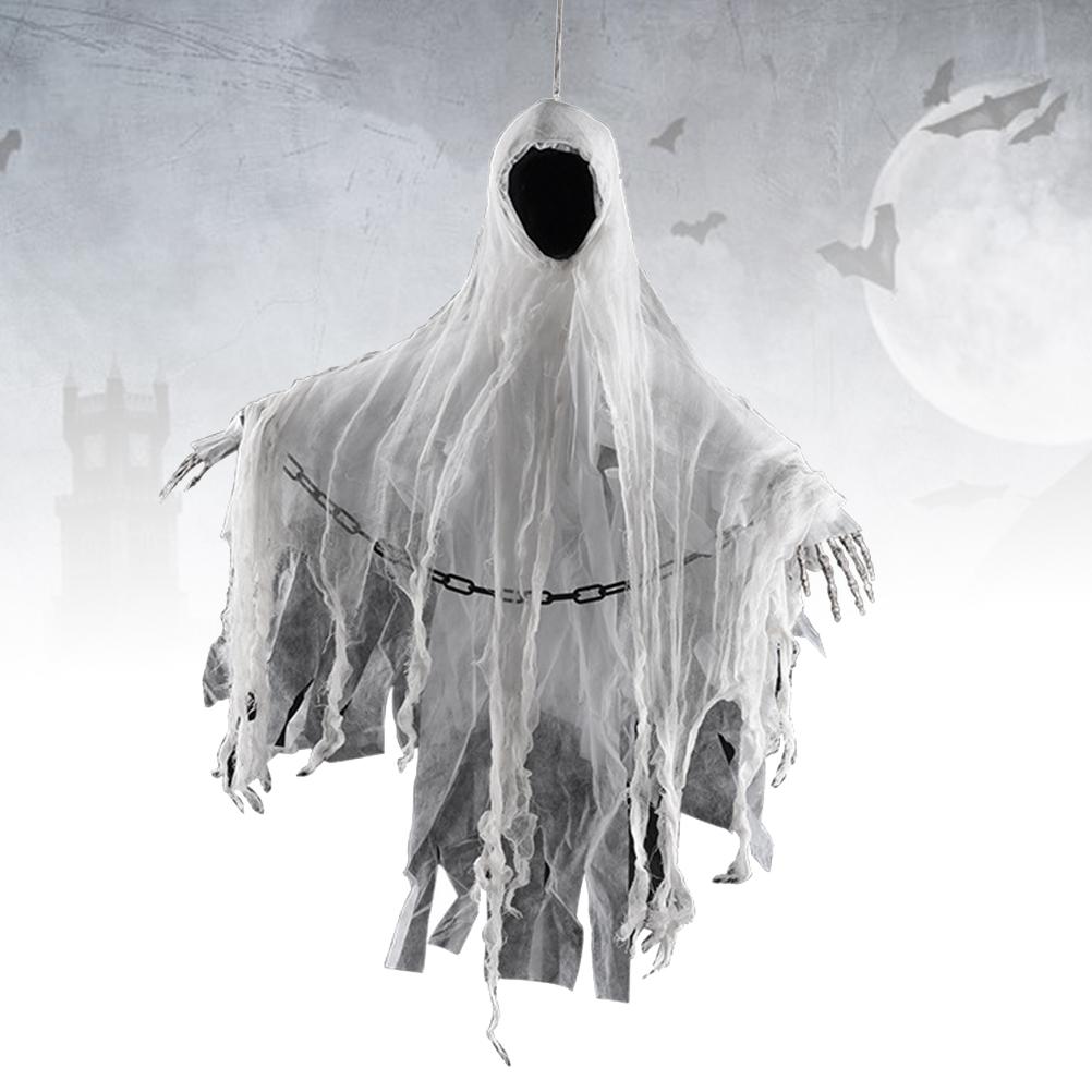 1pc Hanging Ghost Electric Scary Shaking Props Without Battery for Haunted House