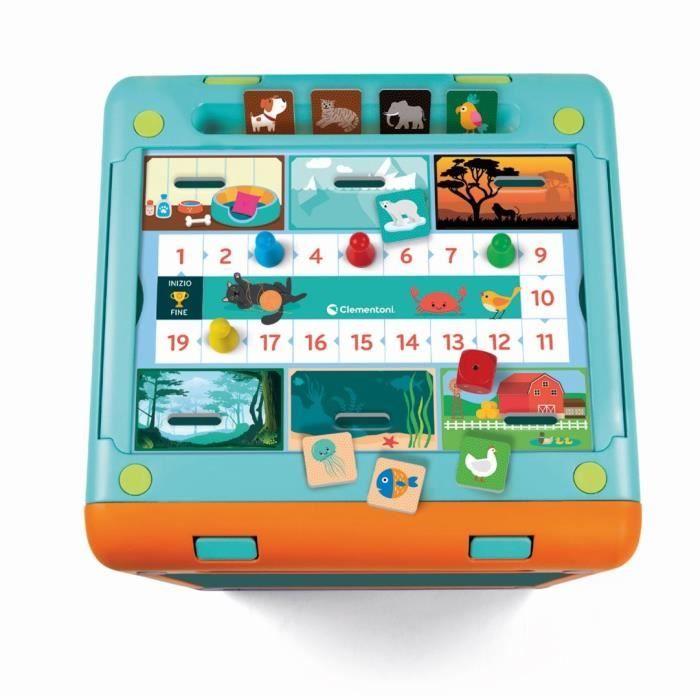 Jeu Éducatif Pour Enfant - Clementoni - Mon Cube Des Jeux - Bleu - Mixte