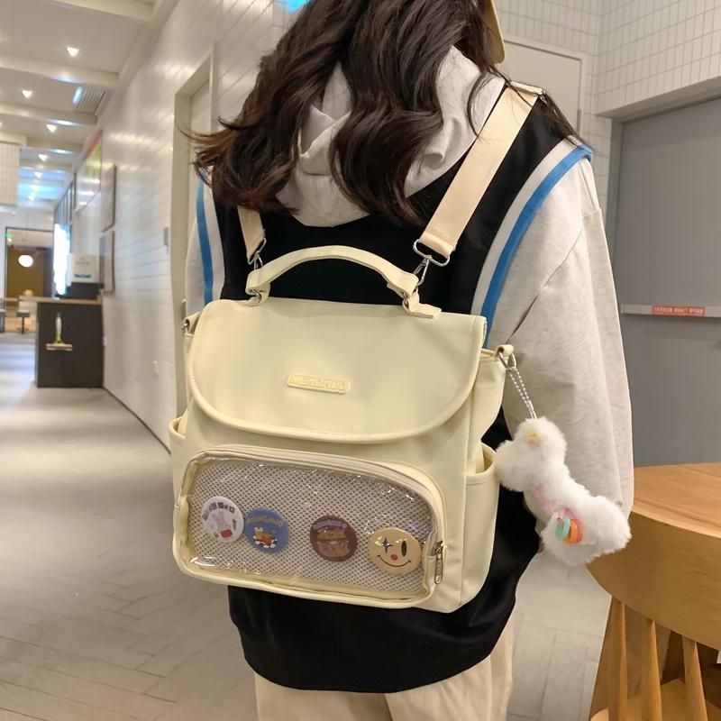 Сумка на плечо в студенческом стиле — фото 4