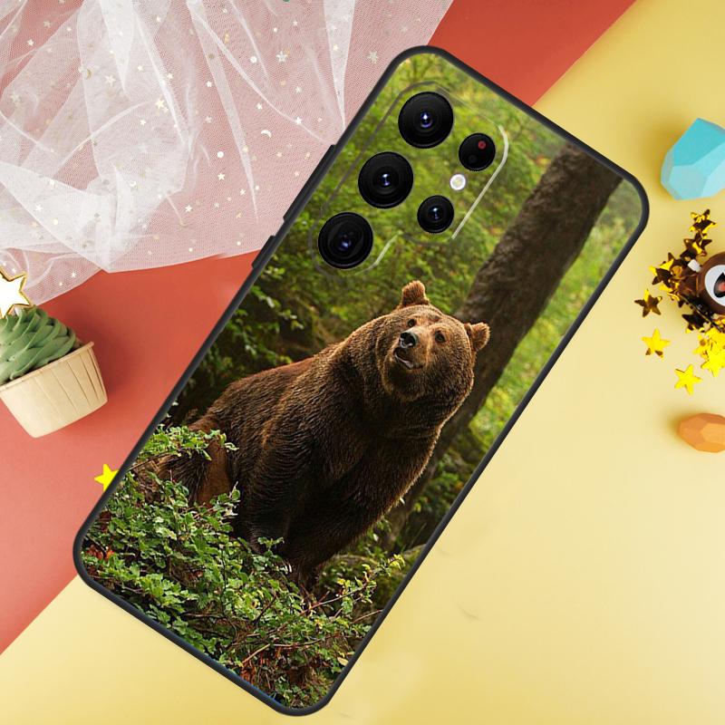 

Grizzly Bear Case For Samsung Galaxy S24 S23 S22 Ultra S21 S20 FE Note 20 Note 10 S8 S9 S10 Plus Cover Galaxy S23