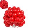 Latex Balloons 5-inch Set of 50 Pcs Approx. 20 Cm Red - Celebration Decoration