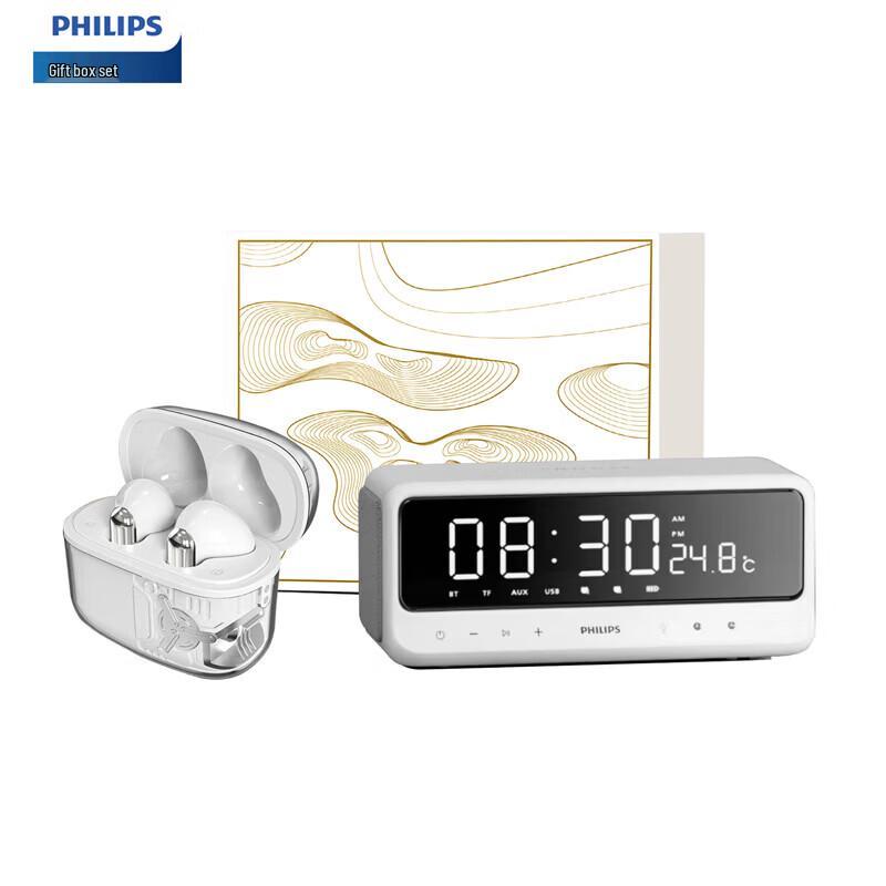 Philips Набор Bluetooth-наушников и цифрового будильника