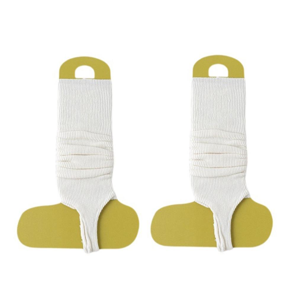 Slouch Style Leg Warmers Half Foot Thin Transparent Socks Footed Loose Socks  Summer Season белый