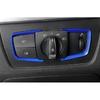 ABS Blue Headlight Button Frame Cover Trim Fit For BMW 3 4 Series GT 2013-
