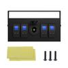 Convenient 4 Gang Rockers Toggle Switches Box with USB Charging Ports for Boats