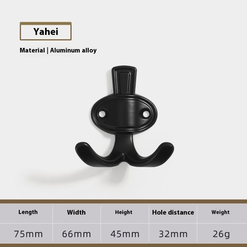 1Pcs Zinc Alloy Bronze Wall Mounted Hook Rustic Key Coat Bag Hat Hanger Robe Hooks Hanging Kitchen Bathroom Room Coat Rack Hooks