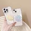 Ins Wind Sand Shell Sequin Mobile Phone Case for Apple 17Pro Snowflake for IPhone16 Pearl Glitter 15 Soft