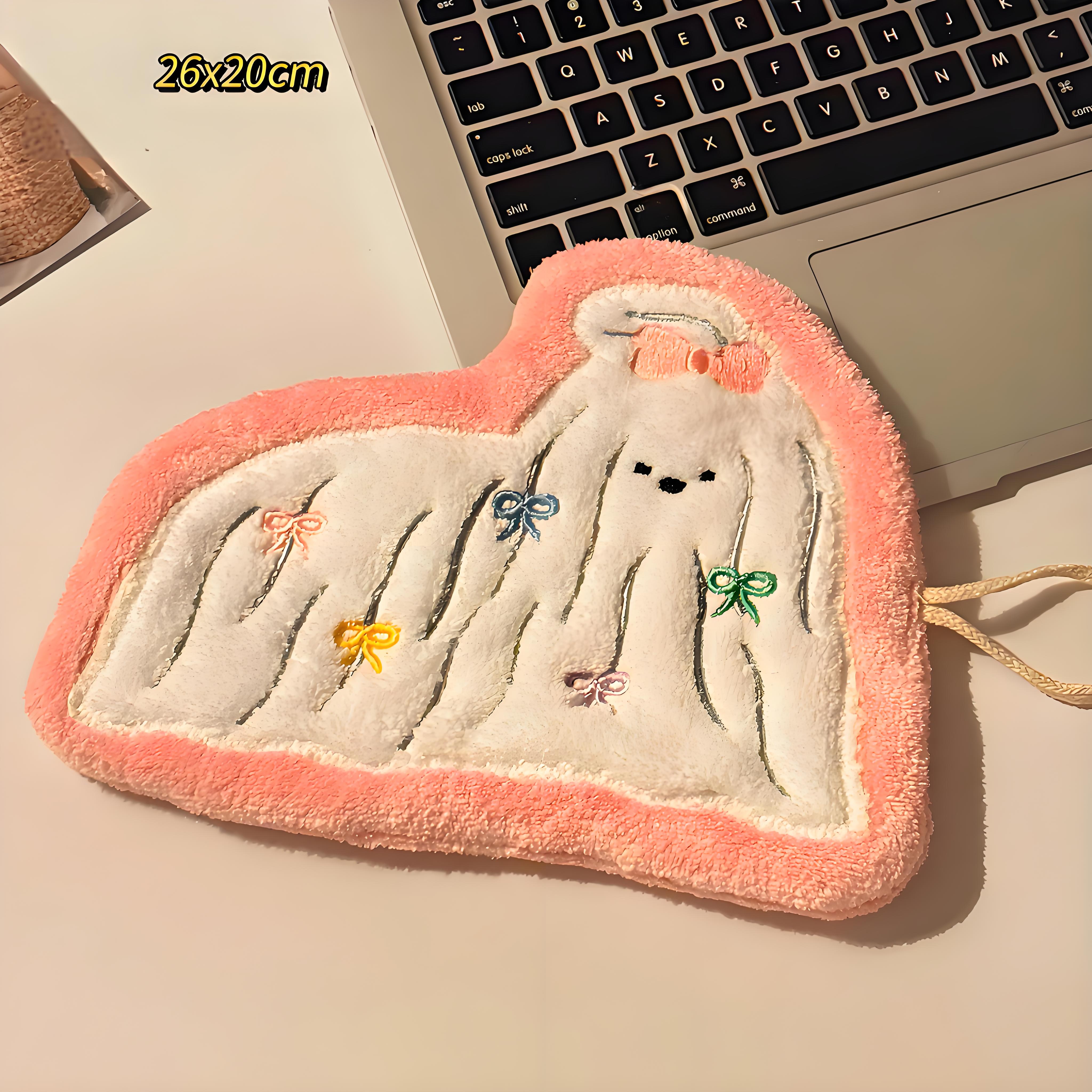 

Мультяшное полотенце для рук Милые кухонные полотенца Полотенце для рук для ванной Кухонная тряпка для уборки Носовой платок Банные салфетки Салфетки для рук