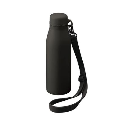 MOTTERU Thermo Edelstahl Schulter 500ml Wasserflasche für Jungen und Einfach zu Einfach zu Befüllen mit Direkt Heiß oder Edelstahl Schulter Sportflasche,
