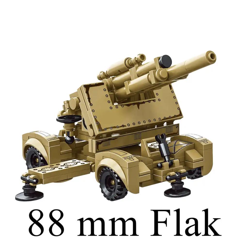 Czołg wojskowy z II wojny światowej BOFORS 40MM L/60MORRIS CDSW Klocki konstrukcyjne 1:35 Klocków Model Kolekcjonerski Zabawki Edukacyjne Prezenty