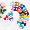40PCS Baby Girls Hair Bows Tie 2.75"(7cm) Grosgrain Ribbon Bows Rubber Band Ribbon Hair Bands For Girl Teens Kid Infant Toddler