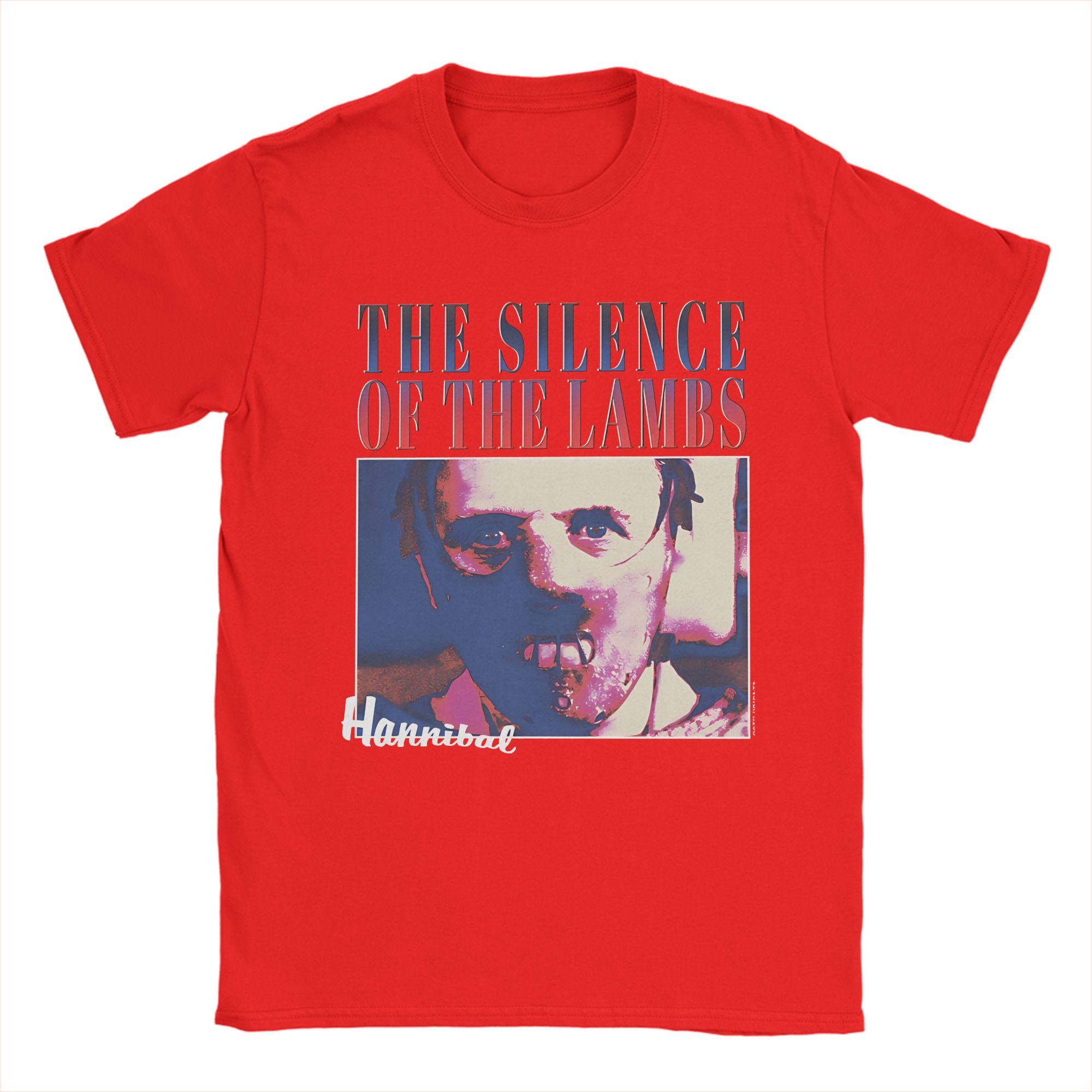 

Unisexs Movie TShirts Silence Of The Lambs Cotton Clothing Summer Street Style ShortSleeved TShirt O Neck Tee Shirt Plus Size S