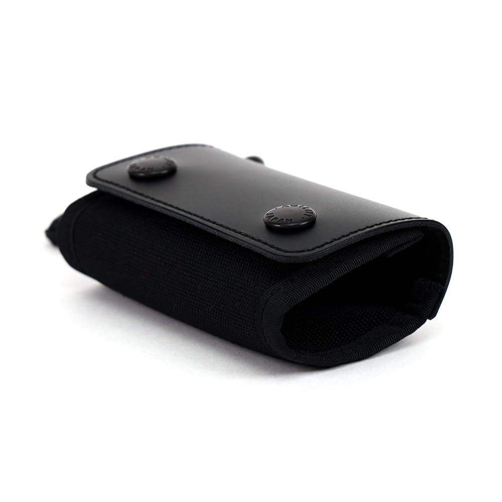 AGILITY affa Melange Key Case - Smart Key, Card, Coin, Tri-fold, Water-Repellent, Compact, with Carabiner