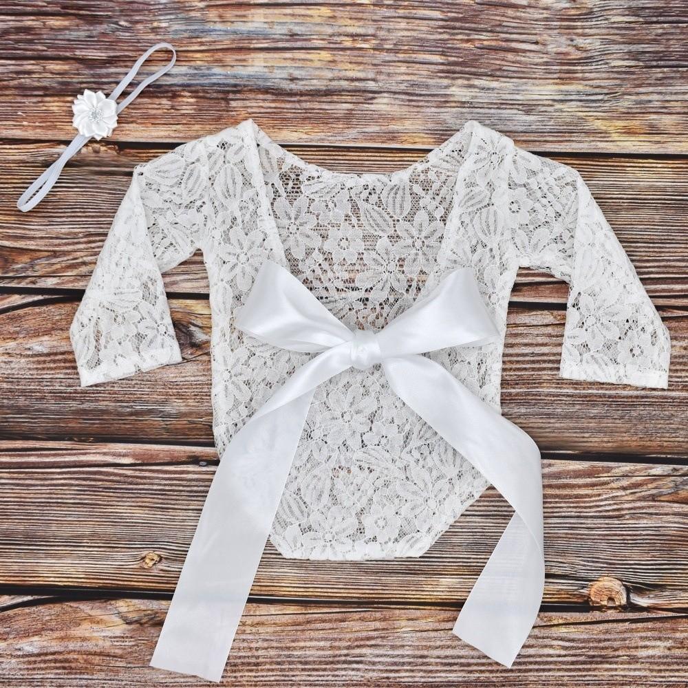 

2Pcs/Set Bow Tie Design Infants Photo Clothing Newborn Photography Props Newborn Photography