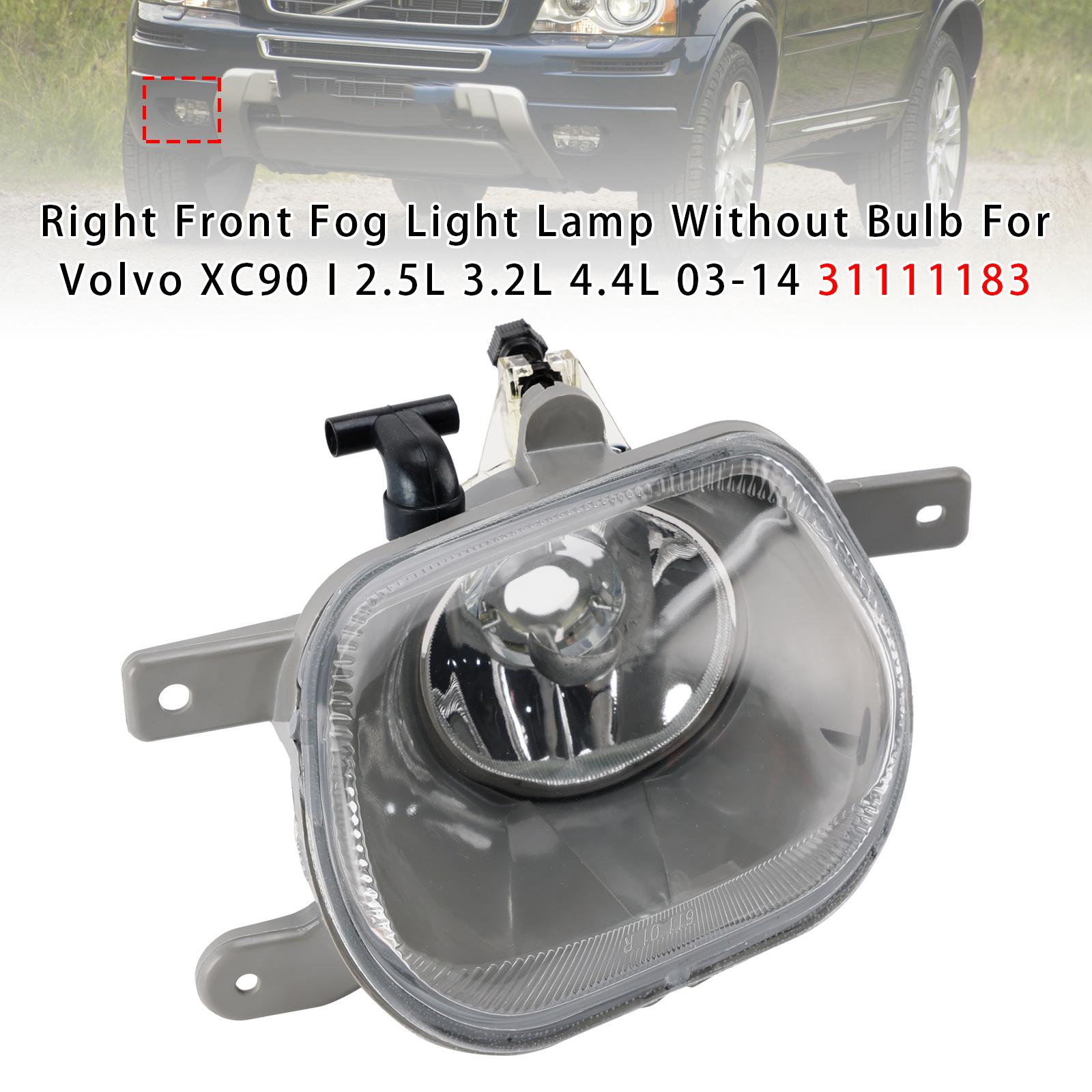 Правая передняя противотуманная фара для Volvo XC90 I 2.5L 3.2L 4.4L 03-14 31111183