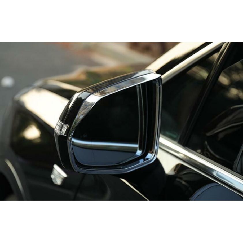 Fit For Cadillac XT4 XT5 XT6 Chrome Rearview Mirror Rain Eyebrow Frame Trim 2PCS
