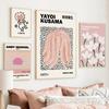 Matisse Abstrakte Poster und Drucke Yayoi Kusama Leinwandgemälde Blumenmarkt Wandkunst Bilder für Wohnzimmer Boho Heimdekor