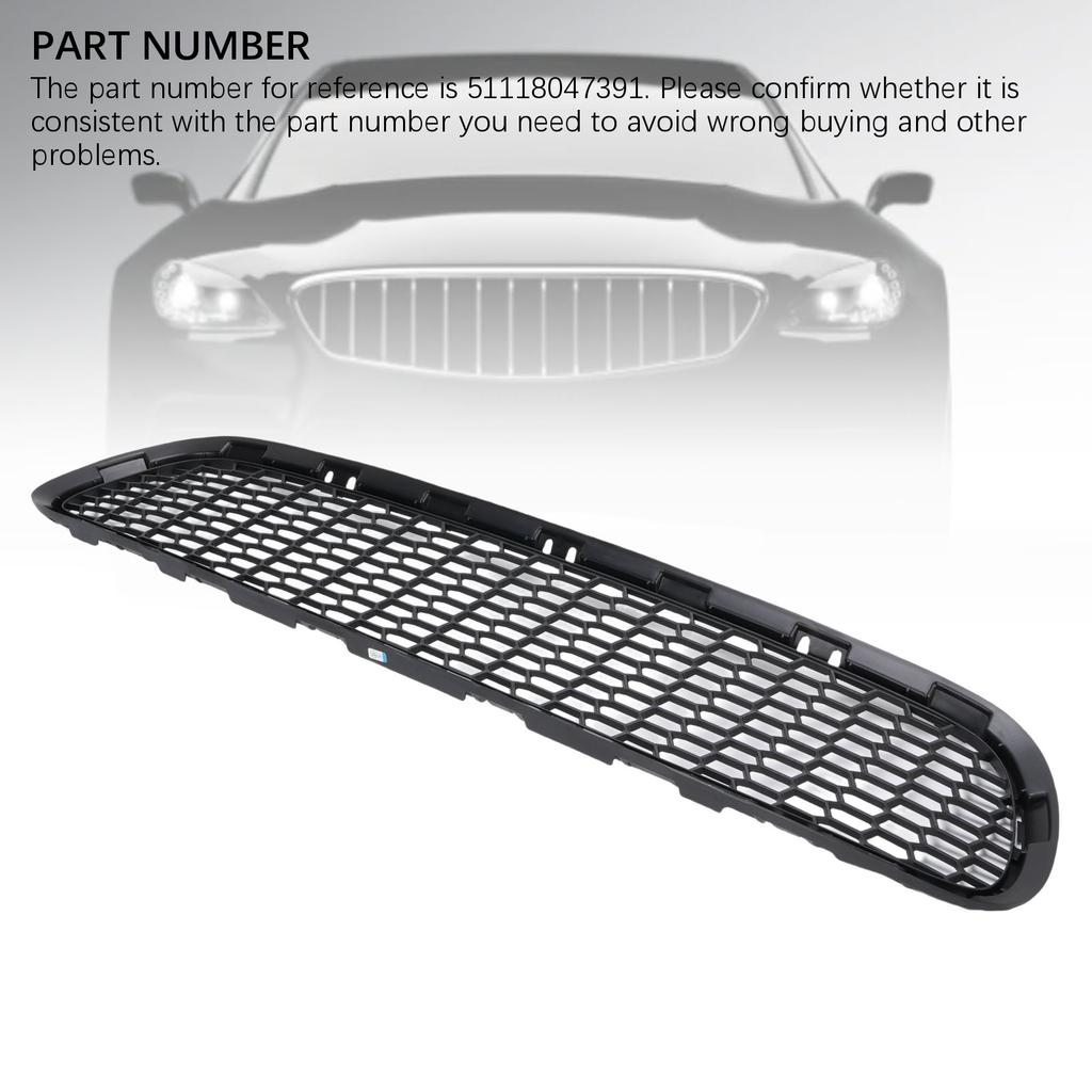 Front Bumper Grille Replacement for M5 F10 2012 2016 Car Snap On Installation 51118047391