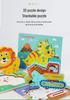 Children's 3D Wooden Number Puzzle: Educational Animal & Vehicle Board Toy