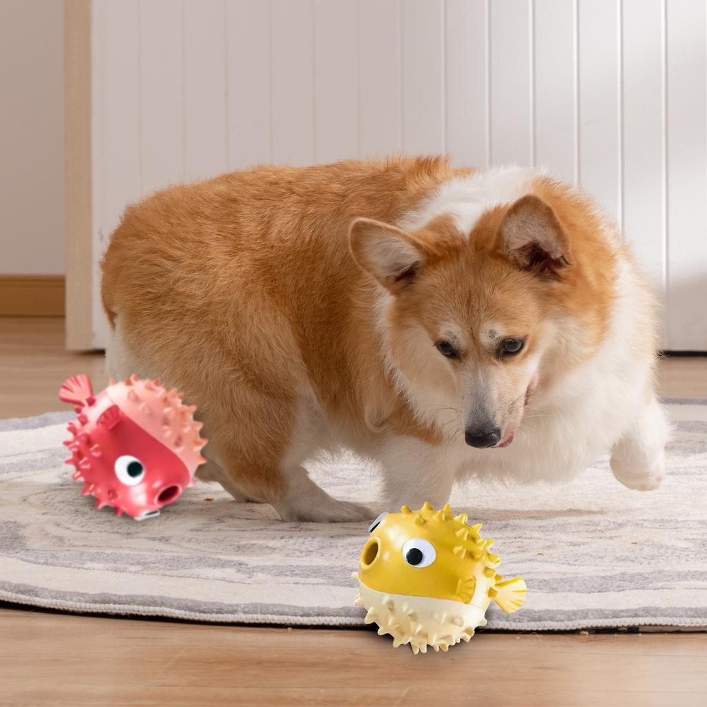Puppy Teething Ball Teeth-cleaning And Bite-resistant Dog And Cat Favourite Toy Ball Won't Rot Toy Ball  Toy
