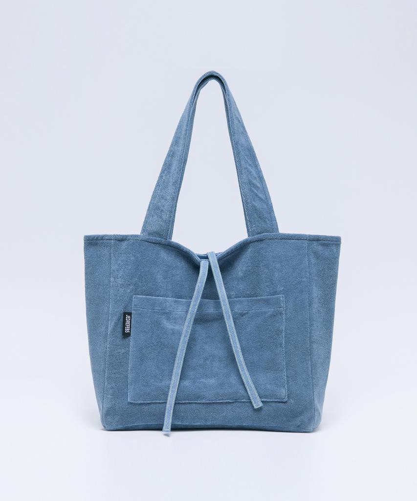 Jedrefeb5 Puzzle Reverse Big Bag Light Blue