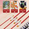 Nylon Brush Set for Oil, Watercolor, Gouache, Calligraphy & Painting
