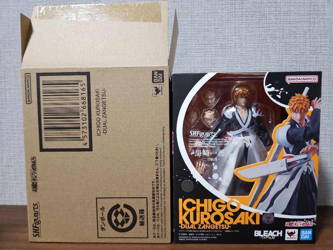 

[USED] BLEACH Ichigo Kurosaki Two-Sword Zangetsu Figuarts