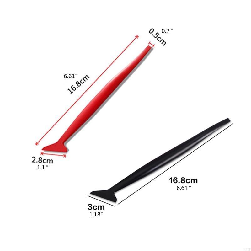 2025 New 5Pcs Felt Squeegee Utility Knife Snap-off Zippy Vinyl Cutter Go Corner Squeegee Tools for Car Wrapping