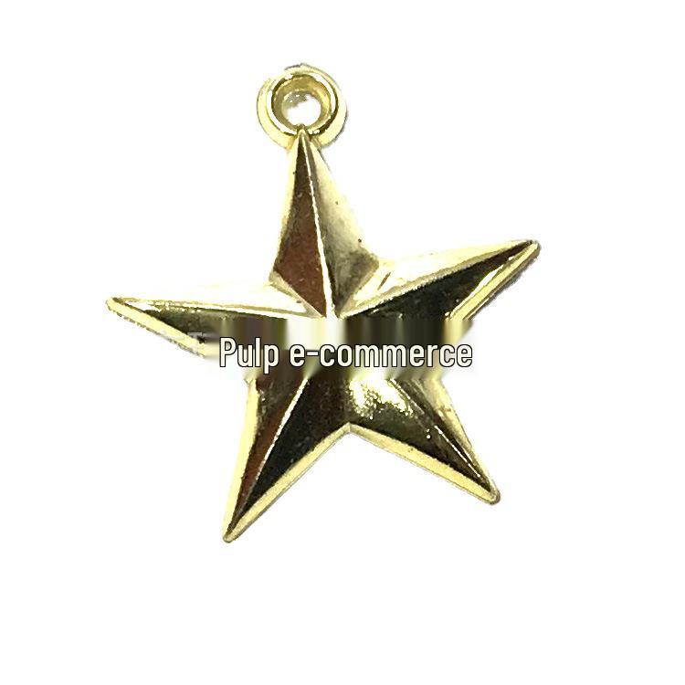 Populární 2CM Oboustranné 3D Hvězda Vánoční Toppery na Dort a Ozdoby na Stromek