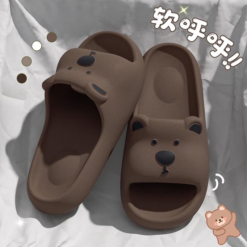 Grace Cute Cartoon Bear Anti-slip Slippers
