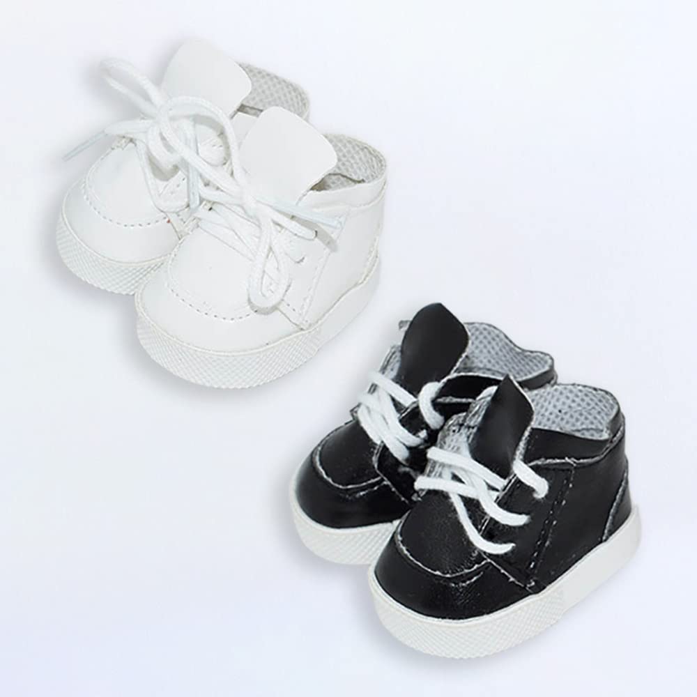 niannyyhouse 20cm Cotton Doll Shoes, Sports Shoes, Leather Shoes, Shoe Length 5.5cm, for Stuffed Animals