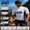 Herren Schnelltrocknendes Radtrikot Trägerhosen Set Rennrad Fahren