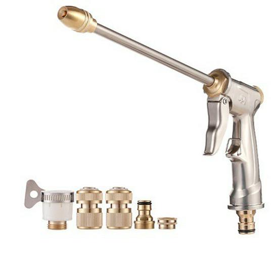 Ugello in metallo ad alta pressione per autolavaggio: Potente Pistola ad Acqua Multifunzione con Grande Volume per una Pulizia Efficiente.