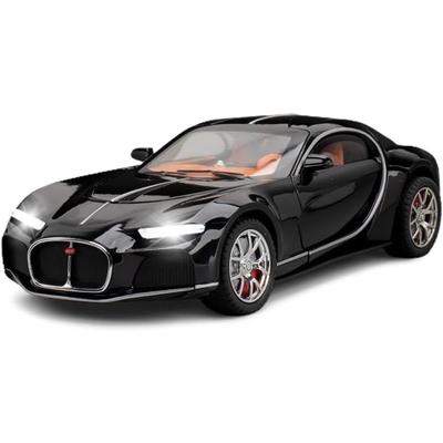 Bugatti Atlantic, Automodell aus Leichtmetall im Maßstab 1:24, Spielzeugfahrzeuge aus Druckguss, mit Lichtern und Musik, für Erwachsene und Kinder, Dekorationsgegenstände, Sammlerstücke