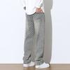 JYL Men's Jacquard Jeans Summer Vintage Vibe High-Street Straight Denim Pants