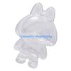 Y5JC Clear Acrylic Figure Display Case With Silicone Chain Figure Carrying Case Protective Covers for Plush Doll Toy Figure