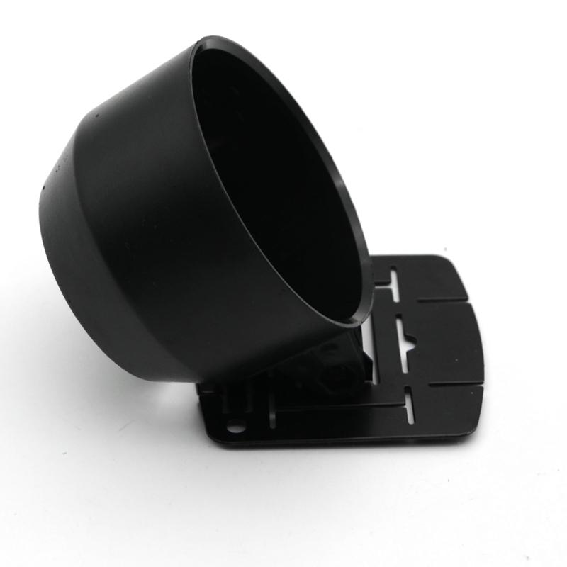Black Gauge Pod Bracket 60mm Racing Gauge Pod Gauge Cap Car Meter Cap Dash Pod Mount Holder Plastic Gauge Pods