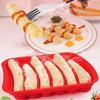 Silicone Sausage Mold Set DIY Homemade Hot Dog Hamburger Molds Maker Non-Stick Oven Microwave Safe Rapid Prototyping Ham Tool