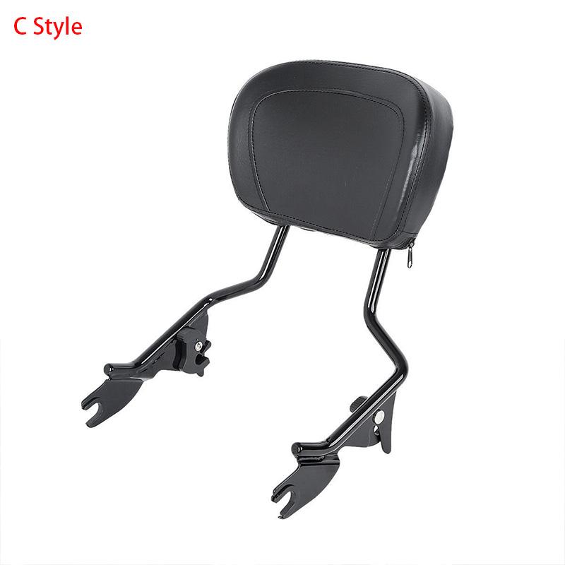 Motorcycle Detachable Backrest Sissy Bar Luggage Rack For Harley Road King Street Glide Electra Glide Standard CVO 2014-2024