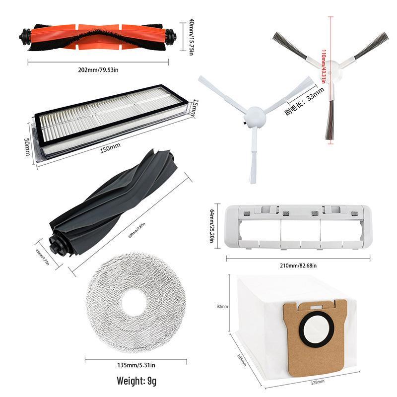 Xiaomi X10+/X10 Plus/X20+/Pro/X20 Plus/S20 Plus Robot Vacuum Accessories