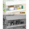 5 in 1 Under Sink Organizer Acrylic Trash Bag Dispenser for Kitchen Pantry Laundry Room with Dishwasher Pods and Laundry Deterg