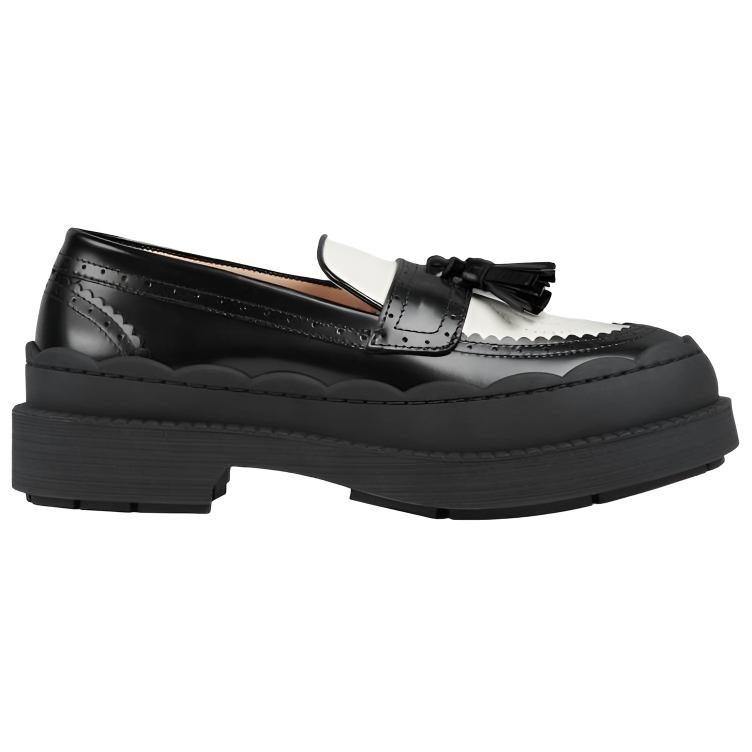 Gucci Wmns Loafer 'Black White' Women's 750438 AACAS 1061